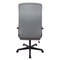 Alera Oxnam Series 17.56 in. to 21.38 in. Seat Height Supports Up to 275 lbs. High-Back Task Chair - Gray Seat/Back, Black Base